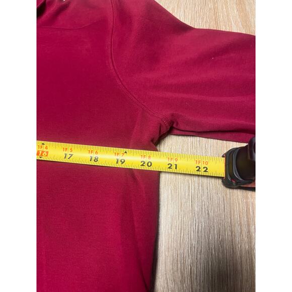 LL Bean Red Turtleneck Womens Sweater Large Regular - Picture 3 of 4